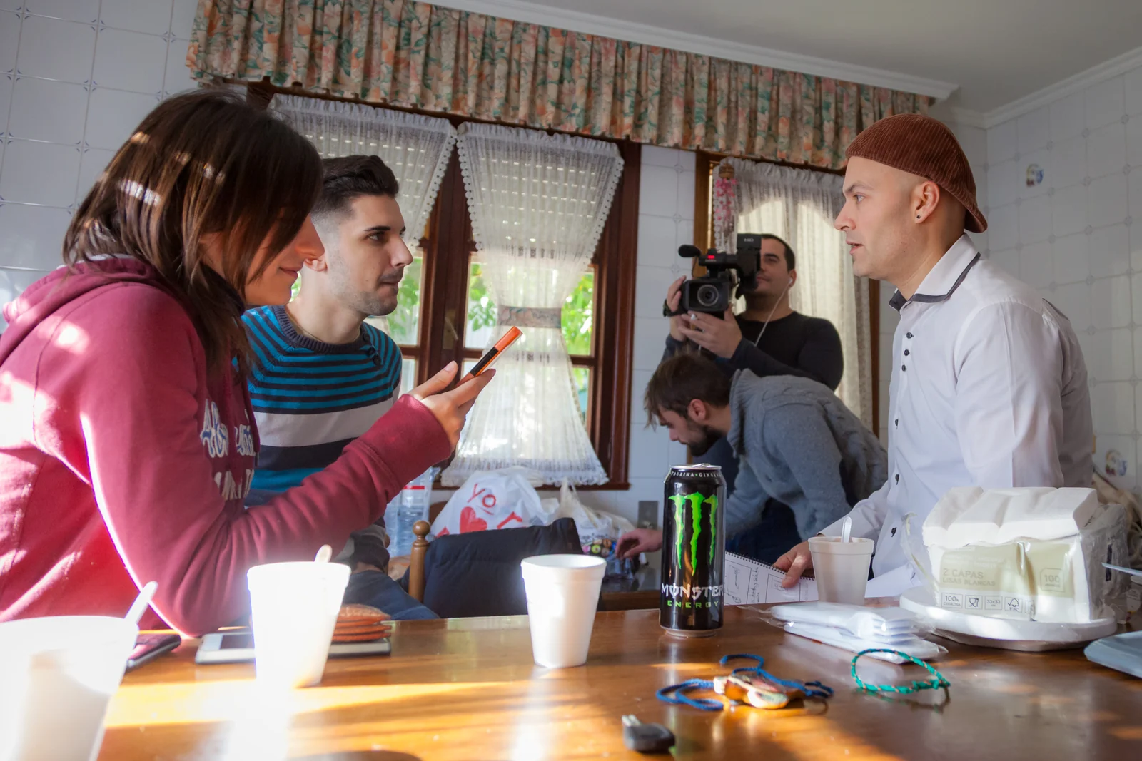 On-set photograph.